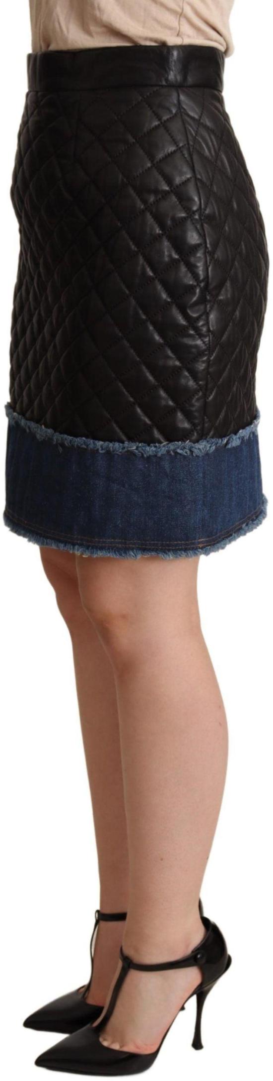 26FW 돌체앤가바나 숏 스커트 9069610500382 BLACK - DOLCE & GABBANA
