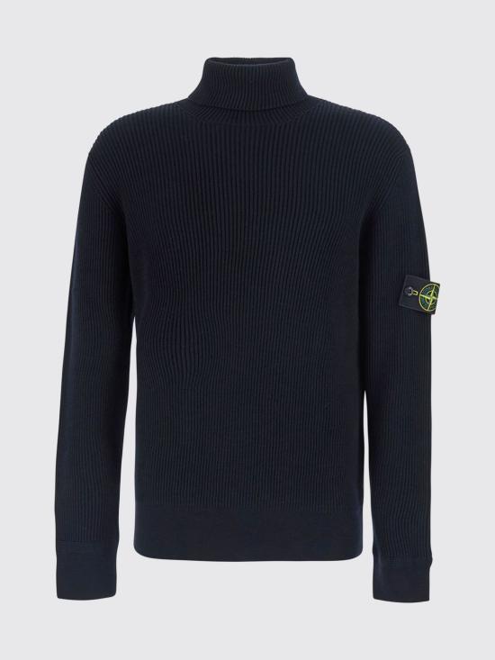 26FW 스톤 아일랜드 풀 립 RWS 울 터틀넥 점퍼 5100052S00C2 V0020 Blue - STONE ISLAND