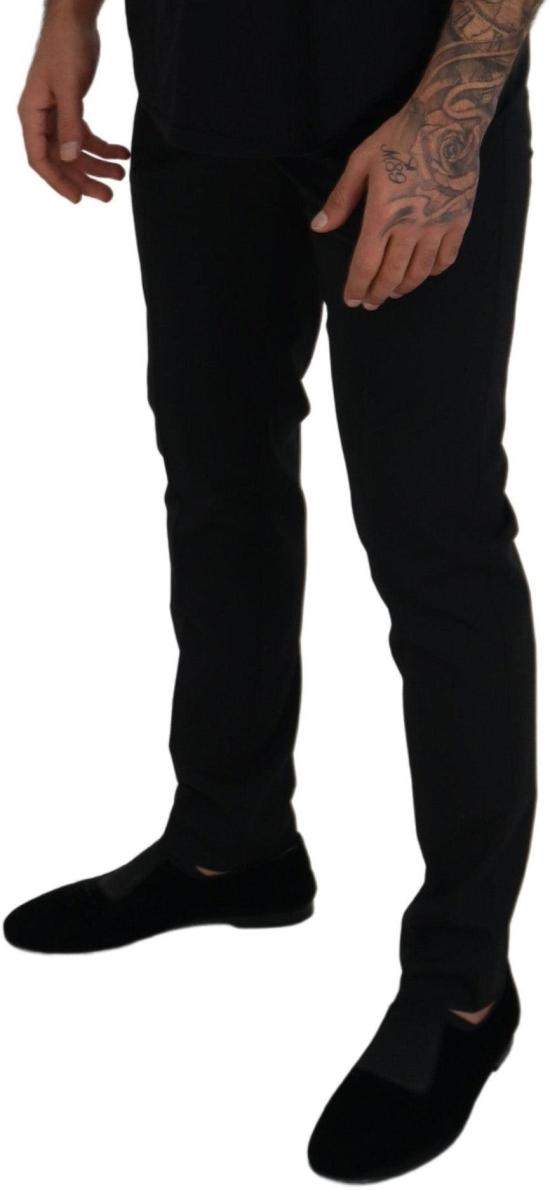 26FW 돌체앤가바나 치노 팬츠 9635961667870 BLACK - DOLCE & GABBANA