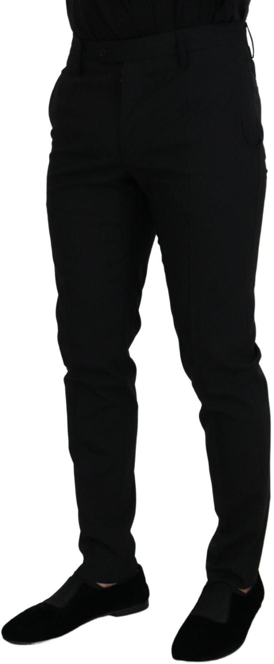 26FW 돌체앤가바나 치노 팬츠 9635961667870 BLACK - DOLCE & GABBANA