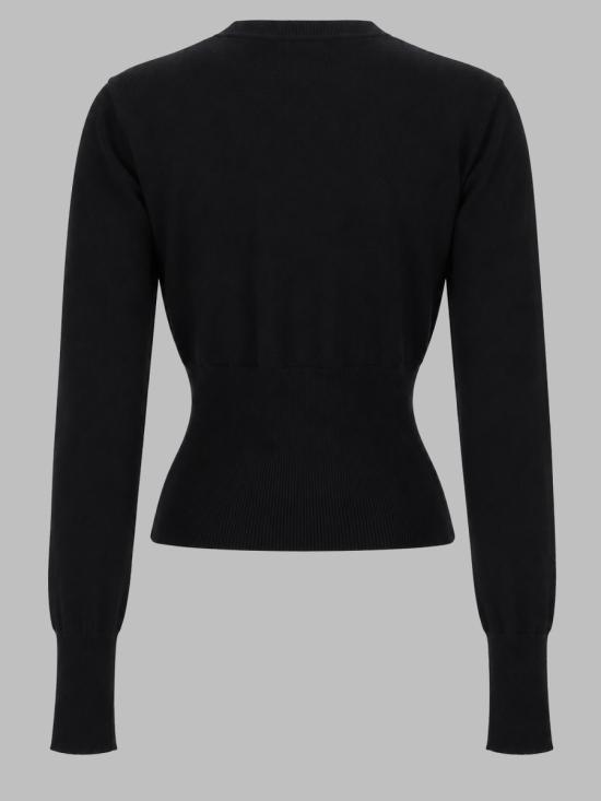 26FW 비비안웨스트우드 베아 크롭드 가디건 1803002U Y001VN402 BLACK - VIVIENNE WESTWOOD