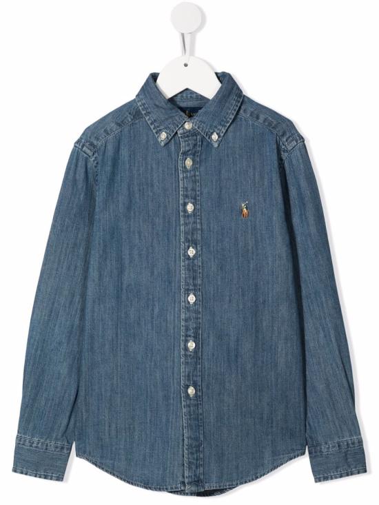 26FW [키즈] 폴로 랄프로렌 셔츠 323713843K 001DKBLUE - POLO RALPH LAUREN
