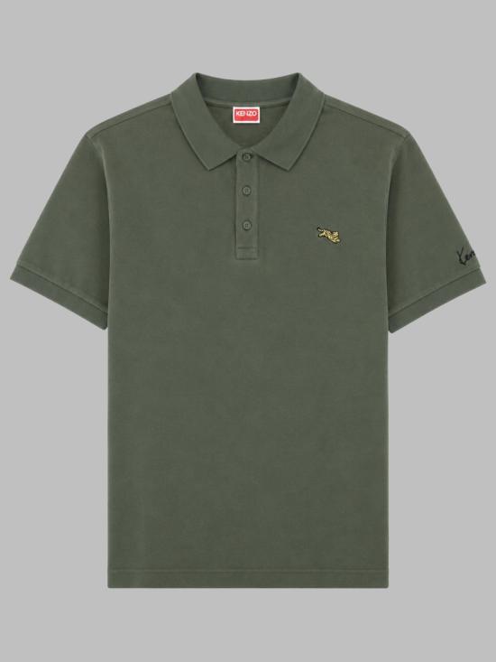 26FW 겐조 폴로 티셔츠 FG65PO1594PU 51 GREEN