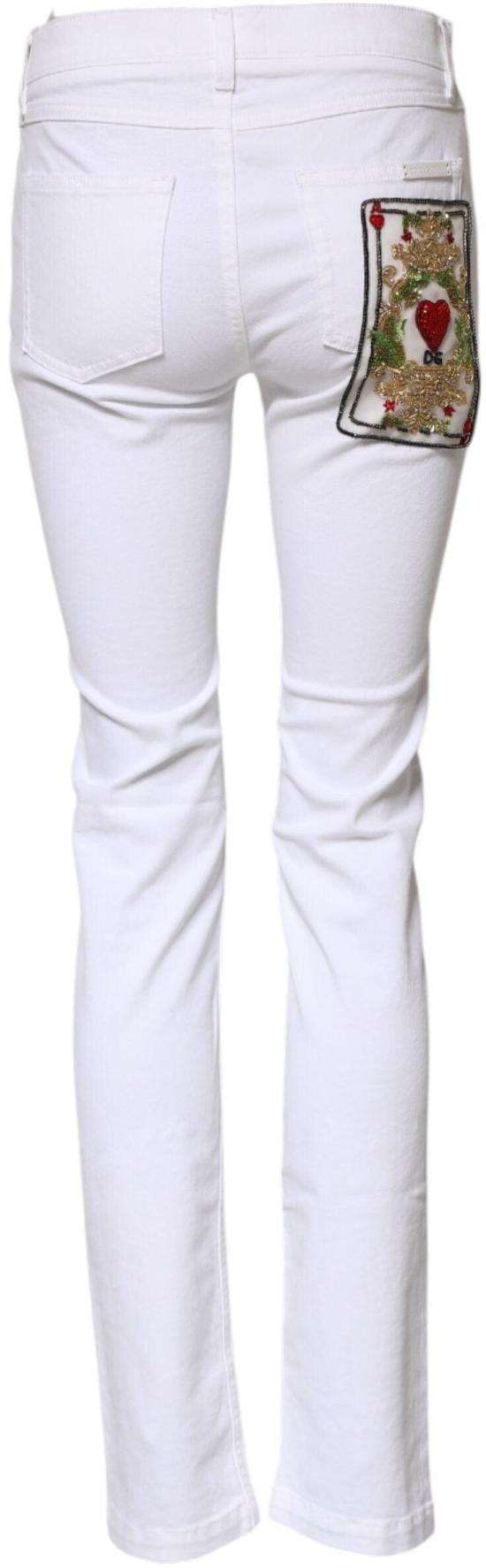26FW 돌체앤가바나 데님 팬츠 9798791495966 WHITE - DOLCE & GABBANA