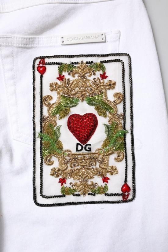 26FW 돌체앤가바나 데님 팬츠 9798791495966 WHITE - DOLCE & GABBANA