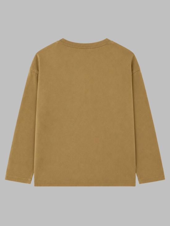 26FW [키즈] 보보쇼즈 티셔츠 B226AC011K 370 BROWN - BOBO CHOSES