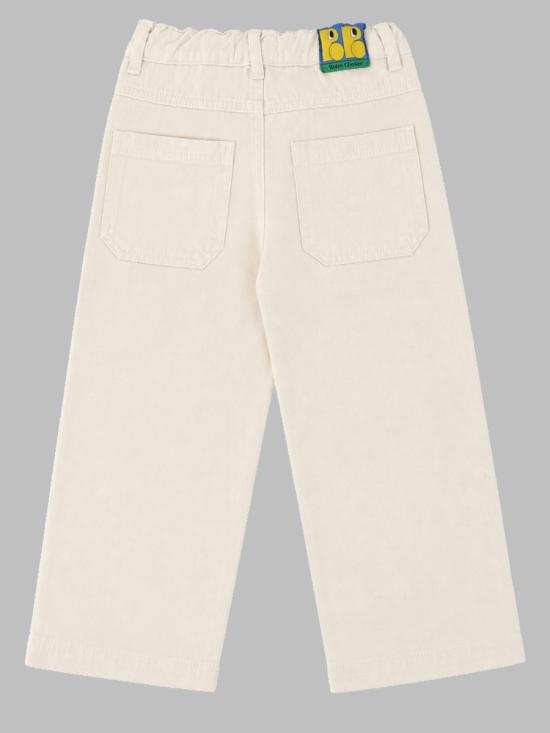 26FW [키즈] 보보쇼즈 스트레이트 팬츠 B226AC069K 199 WHITE - BOBO CHOSES