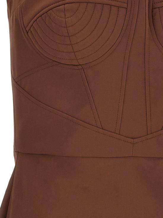 26FW 넨시 도자카 숏 원피스 10120761245982 BROWN - NENSI DOJAKA