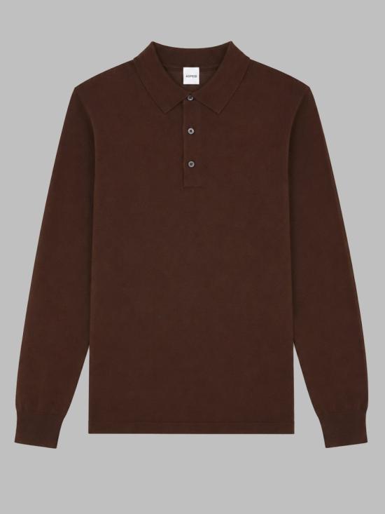 26FW 아스페시 폴로 티셔츠 M197 V10801210 BROWN