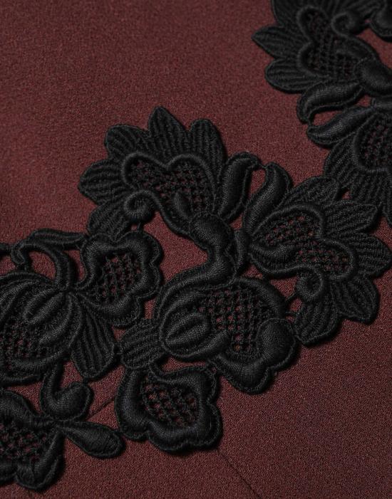 26FW 돌체앤가바나 미디 원피스 10090245194014 MAROON - DOLCE & GABBANA