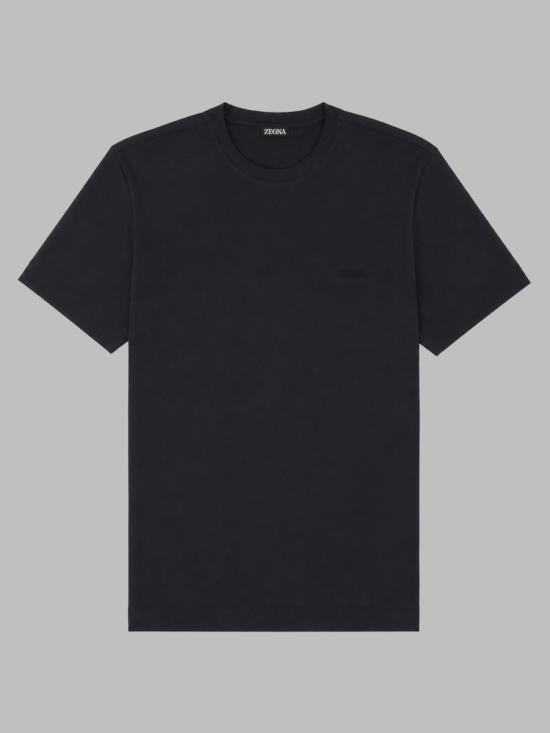 26FW 에르메네질도제냐 반팔 티셔츠 UI360A4 I765B09 BLUE