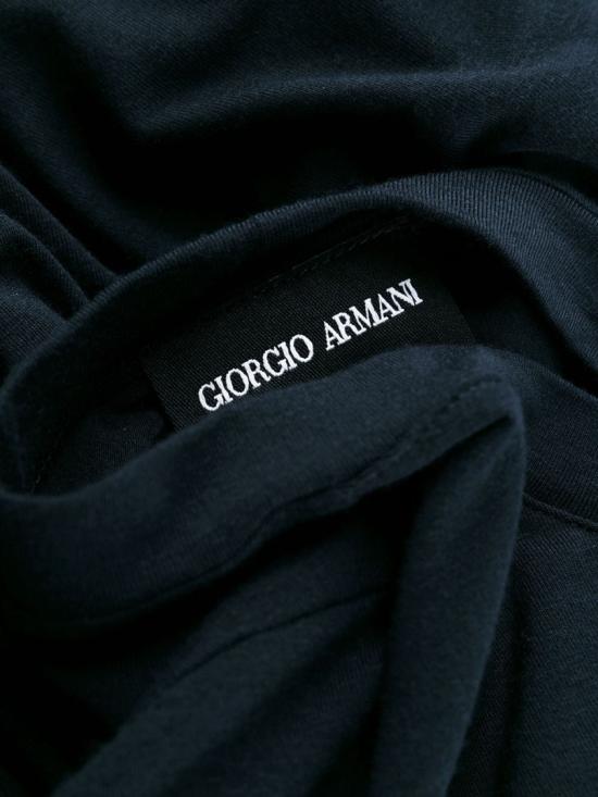26FW 조르지오 아르마니 반팔 티셔츠 3GST51SJP4ZUBSG Black - GIORGIO ARMANI