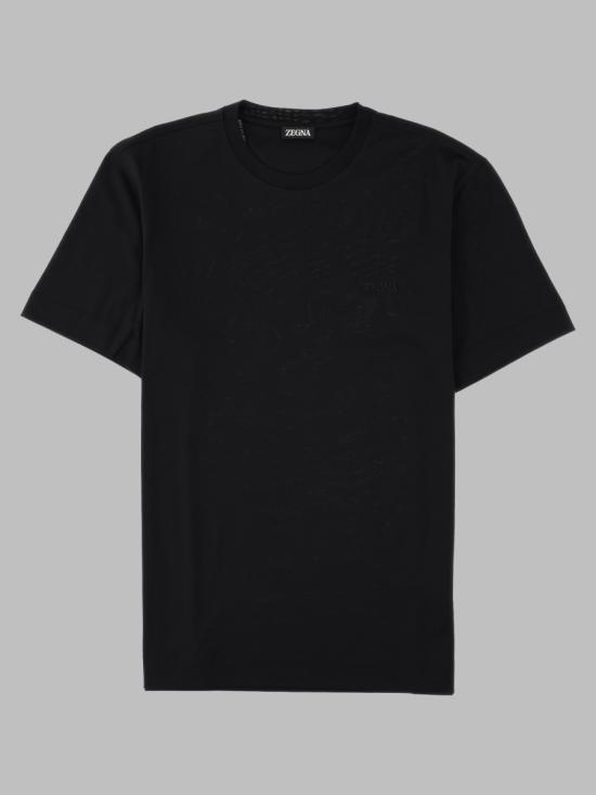26FW 에르메네질도제냐 반팔 티셔츠 UI360A4 I765K09 BLACK