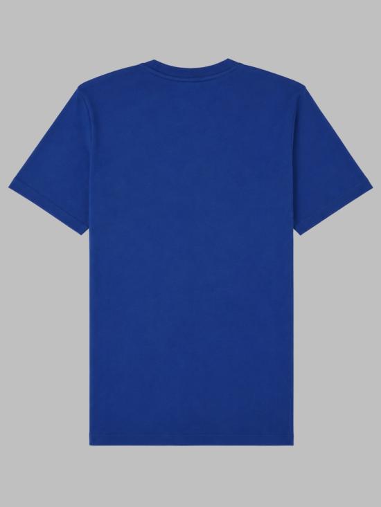 26FW 휴고보스 로고 라벨 코튼 저지 티셔츠 50447978 10229761497 BLUE - HUGO BOSS