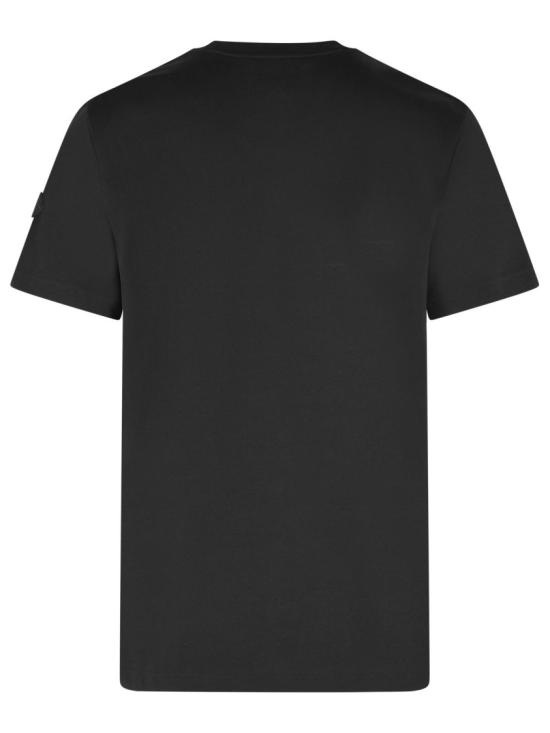  몽클레어 스케치 자수 로고 티셔츠 091 8C000 35 89AUG 999 Black - MONCLER