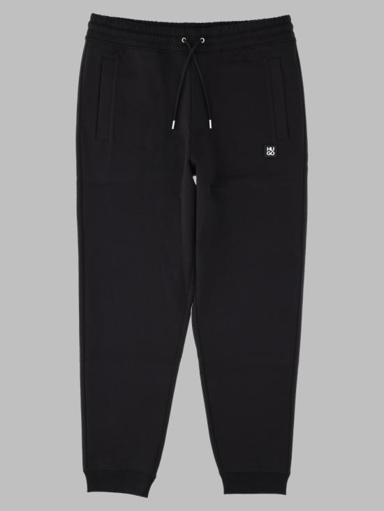 26FW 휴고보스 스택 로고 코튼 블렌드 트랙수트 팬츠 50533695 10267272002 BLACK