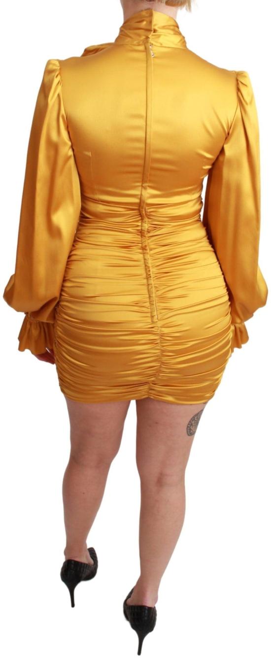 26FW 돌체앤가바나 미디 원피스 9069455933726 YELLOW - DOLCE & GABBANA