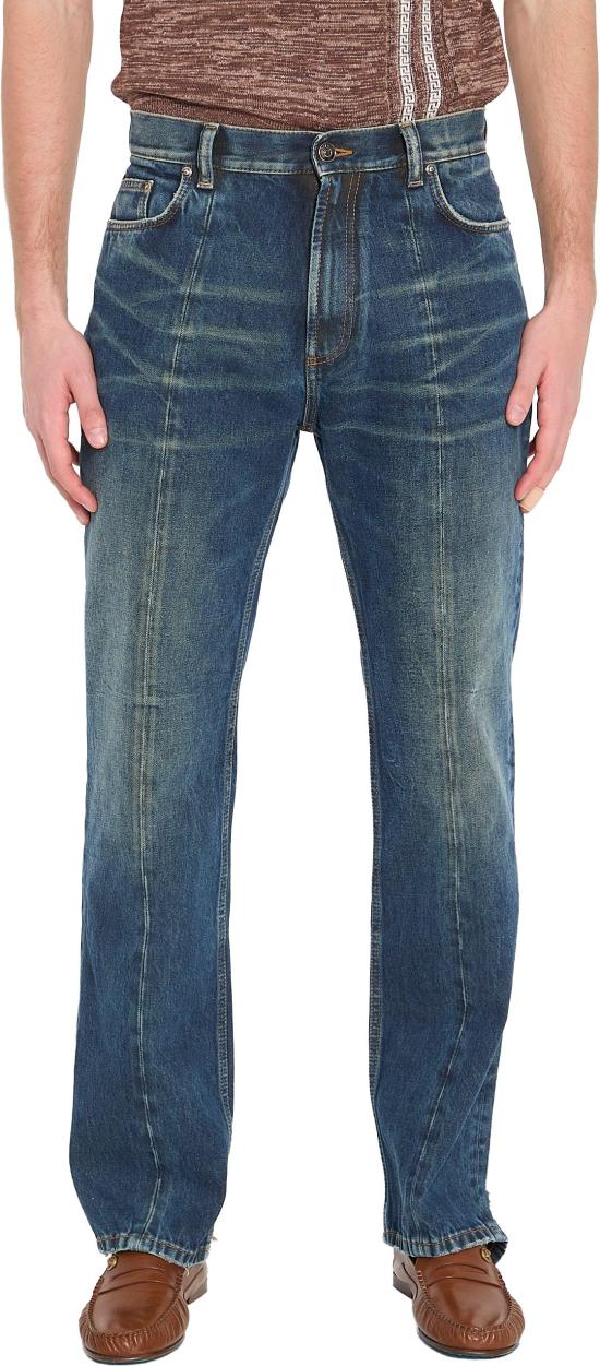 26FW 베르사체 데님 팬츠 10059813486878 BLUE - VERSACE