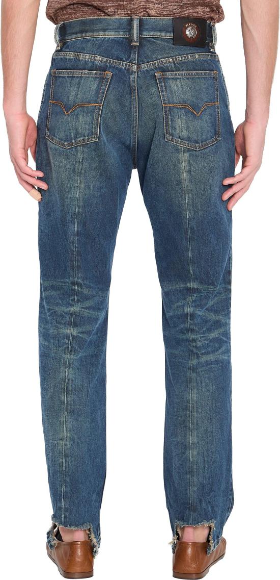 26FW 베르사체 데님 팬츠 10059813486878 BLUE - VERSACE