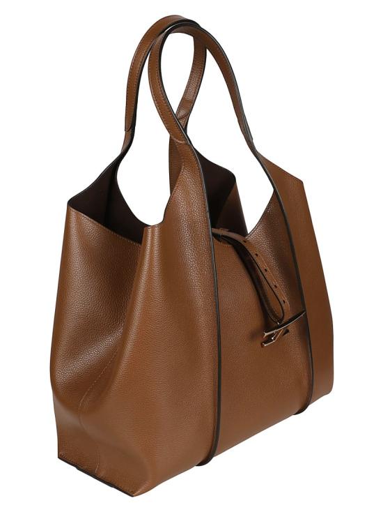 26FW 토즈 T 타임리스 미니 쇼핑백 XBWTSBA0300XSO Brown - TODS