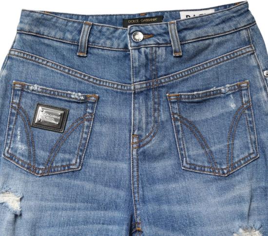 26FW 돌체앤가바나 데님 팬츠 9938239586590 BLUE - DOLCE & GABBANA