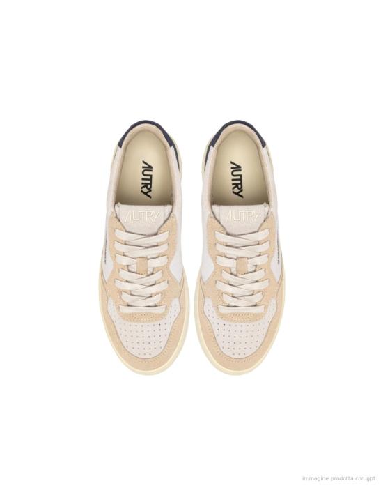 26FW 오트리 메달리스트 로우 스니커즈 AULM Neutrals - AUTRY