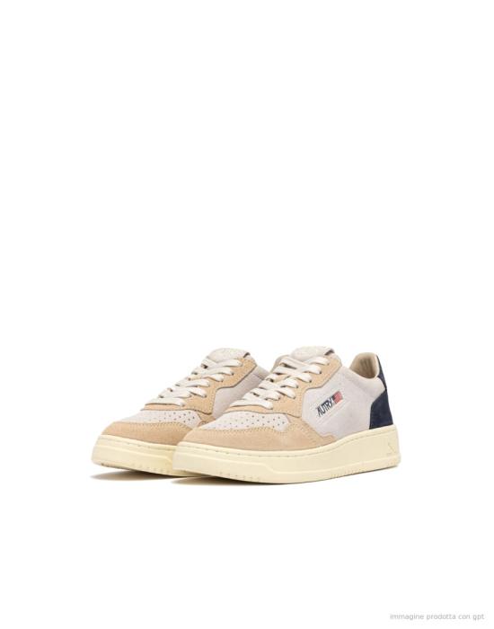 26FW 오트리 메달리스트 로우 스니커즈 AULM Neutrals - AUTRY
