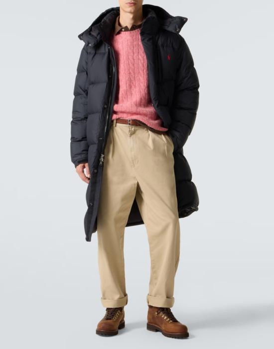 26FW 폴로 랄프로렌 포니 자수 롱 패딩 710P01338002 Black - POLO RALPH LAUREN