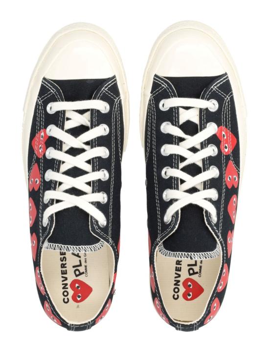 26FW 꼼데가르송 플레이 X 컨버스 스니커즈 AZK1260011 Black - COMME DES GARCONS PLAY CONVERSE