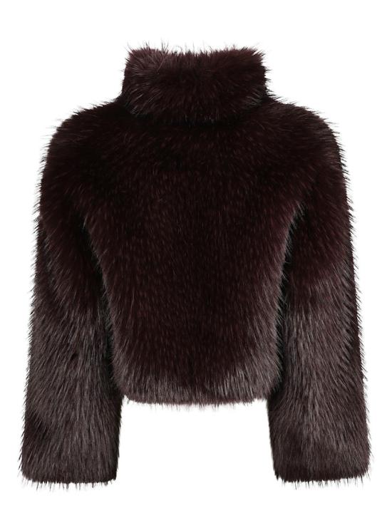 26FW 핑코 무스탕 107789 A3OB Burgundy - PINKO