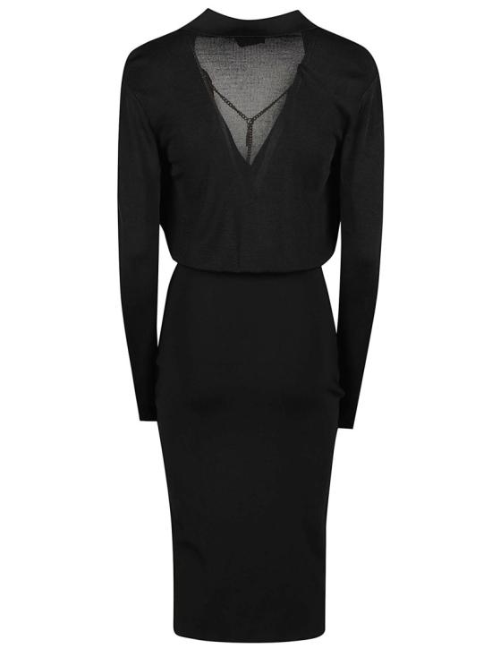 26FW 엘리자베타프랜치 미디 원피스 AM19S66E2 Black - ELISABETTA FRANCHI