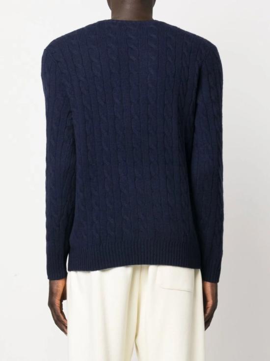  폴로 랄프로렌 케이블 니트 스웨터 710 876762 Black - POLO RALPH LAUREN