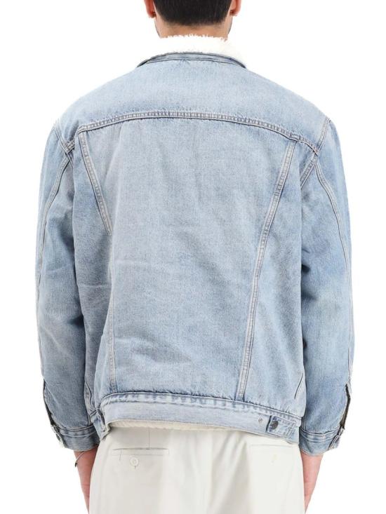 25FW 리바이스 데님 연한 파란색 양털 안감 면  재킷 - LEVI'S