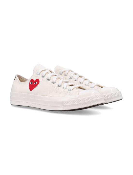 26FW 꼼데가르송 플레이 X 컨버스 척 70 로우 스니커즈 AZK1280012 Neutrals - COMME DES GARCONS PLAY CONVERSE