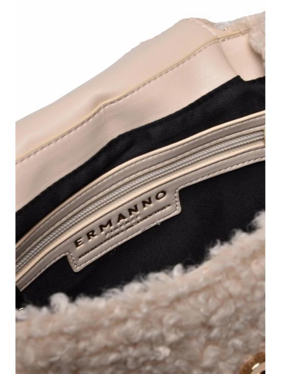 25FW 에르마노 피렌제 크로스백 화이트 베다 텍스처드 폴리우레탄 - ERMANNO FIRENZE
