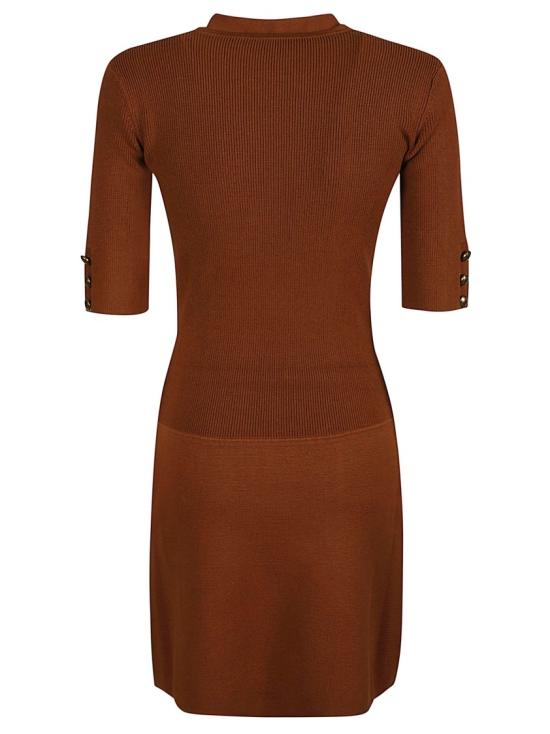 26FW 엘리자베타프랜치 숏 원피스 AM04S66E2 Brown - ELISABETTA FRANCHI