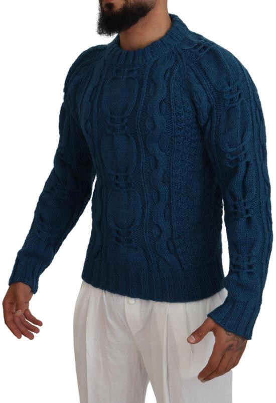 26FW 돌체앤가바나 니트웨어 47989467906334 BLUE - DOLCE & GABBANA