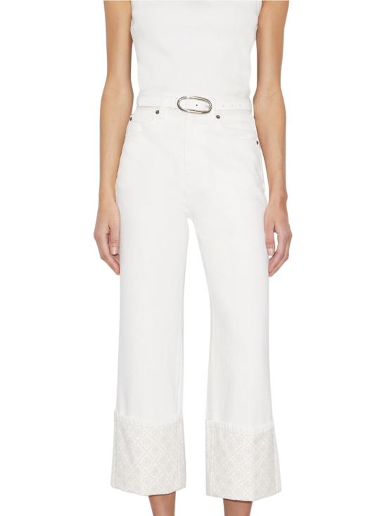 26SS 토리버치 데님 팬츠 10042135675166 WHITE - TORY BURCH