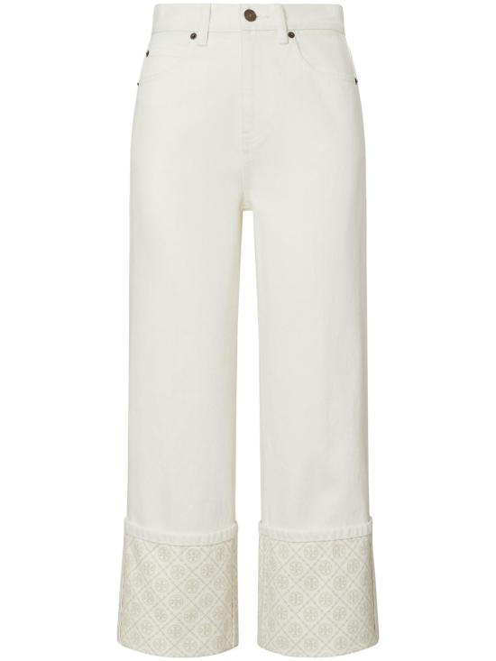 26SS 토리버치 데님 팬츠 10042135675166 WHITE