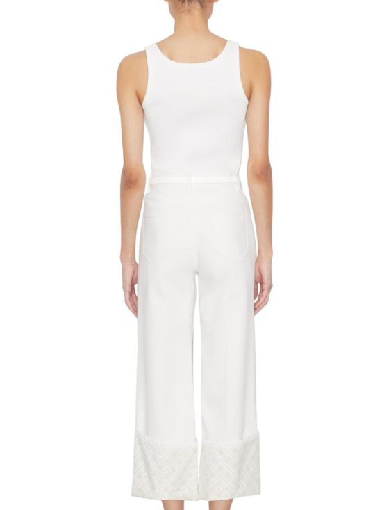 26SS 토리버치 데님 팬츠 10042135675166 WHITE - TORY BURCH