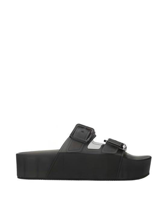 26SS 발렌시아가 마요르카 플랫폼 샌들 656938W2DZ11000 Black