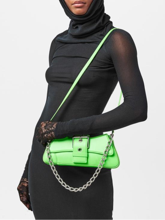 26SS 발렌시아가 린지 스몰 숄더백 701141210B63817 Green - BALENCIAGA