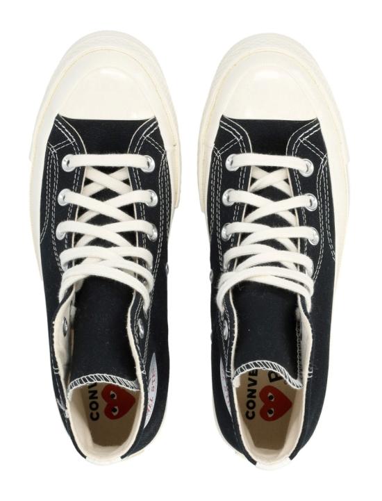 26FW 꼼데가르송 플레이 X 컨버스 스니커즈 AZK1290011 Black - COMME DES GARCONS PLAY CONVERSE