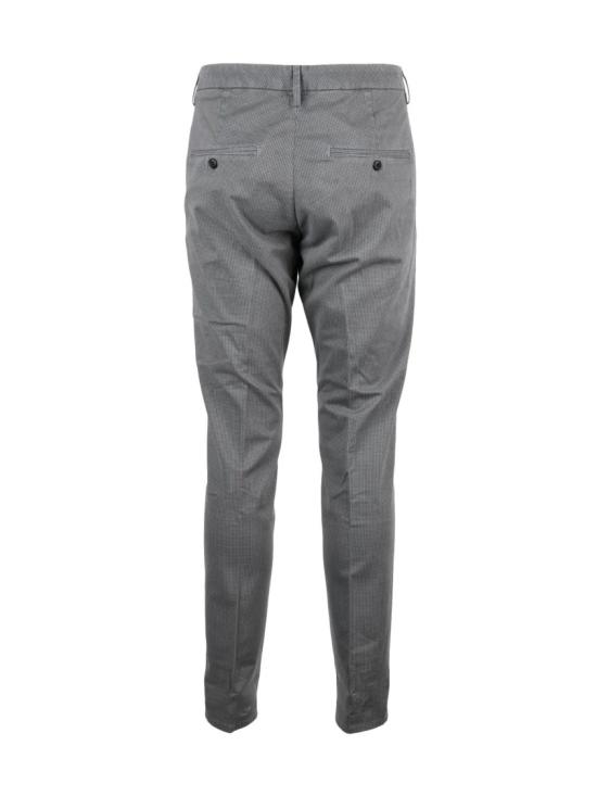 25FW 돈답 스트레이트 팬츠 그레이 가우베르 밀라노 스티치 스트레치 코튼 - DONDUP