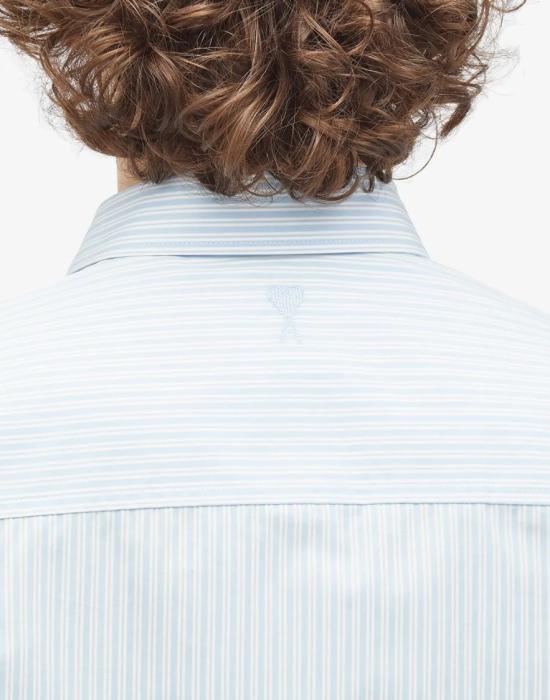 26SS 아미 긴팔 셔츠 USH116CO00664841 White - AMI