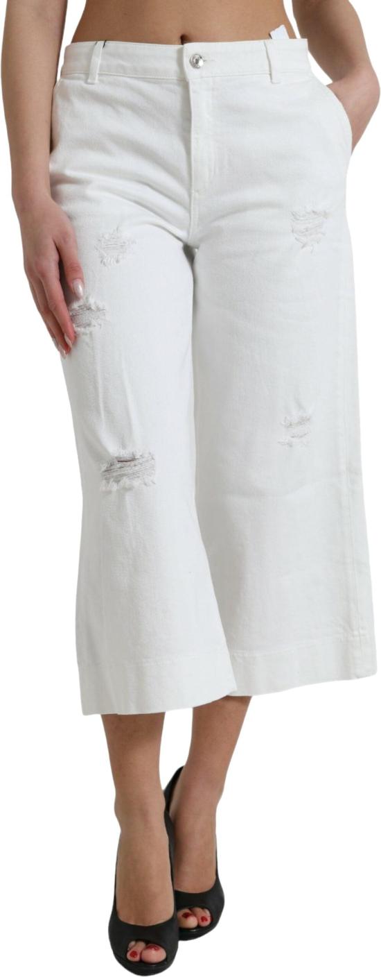26FW 돌체앤가바나 데님 팬츠 9665025736990 WHITE