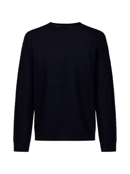 26FW 조르지오 아르마니 니트웨어 GM003873AF28176U8139 Black - GIORGIO ARMANI