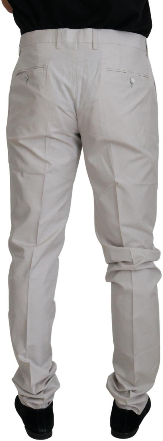 26FW 돌체앤가바나 치노 팬츠 9635959669022 WHITE - DOLCE & GABBANA