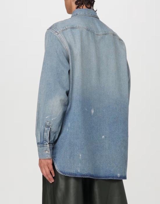 26SS 아크네 스튜디오 데님 셔츠 릴랙스드 핏 CB0070228 Blue - ACNE STUDIOS