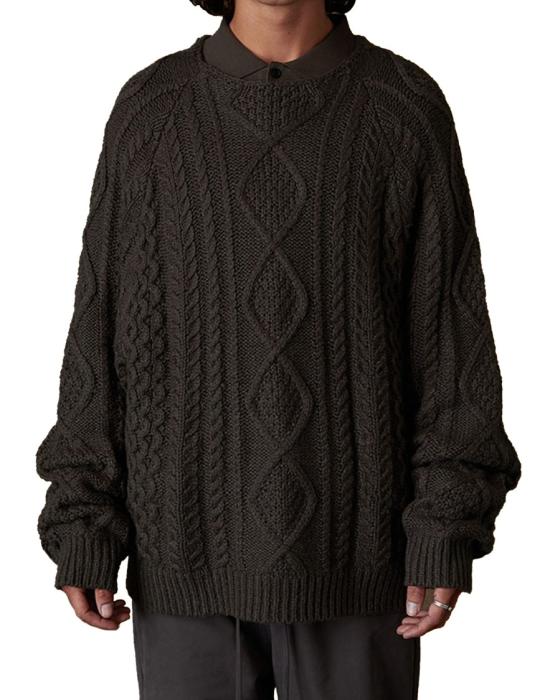 26FW 피어오브갓 니트웨어 125SU224065F Black - FEAR OF GOD